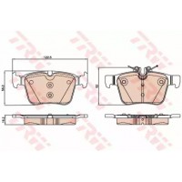 Тормозные колодки TRW GDB2071