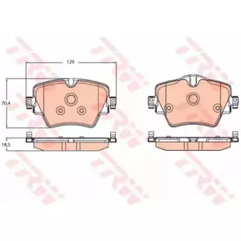 Тормозные колодки TRW GDB2098