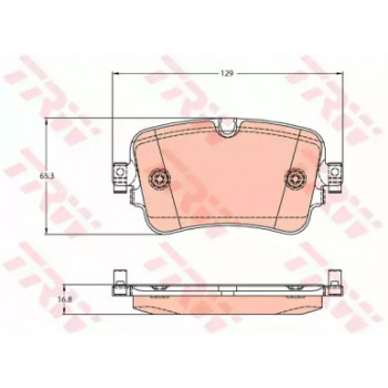 Тормозные колодки TRW GDB2131