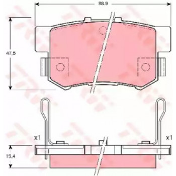 Тормозные колодки TRW GDB3191