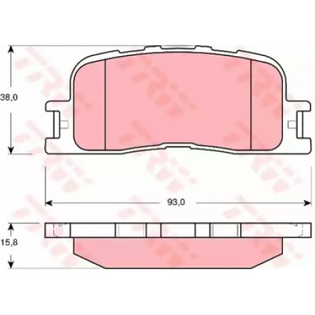 Тормозные колодки TRW GDB3374