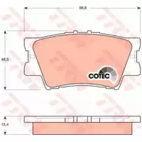 Тормозные колодки TRW GDB3426