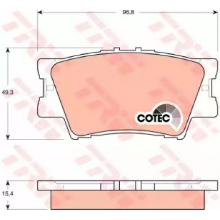 Тормозные колодки TRW GDB3426