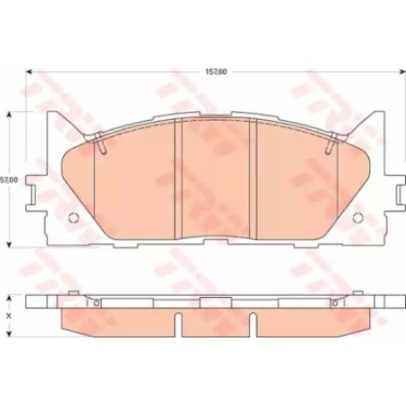 Тормозные колодки TRW GDB3429
