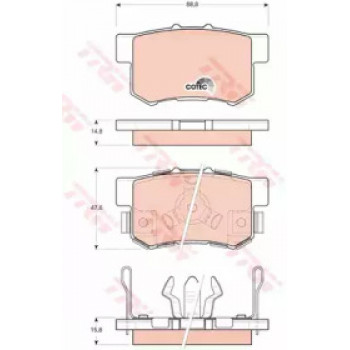 Тормозные колодки TRW GDB3438