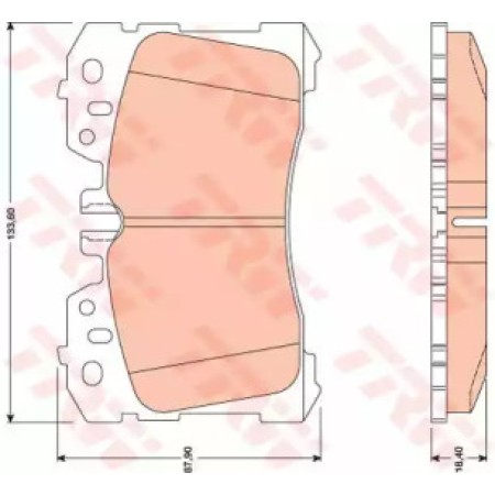 Тормозные колодки TRW GDB3473