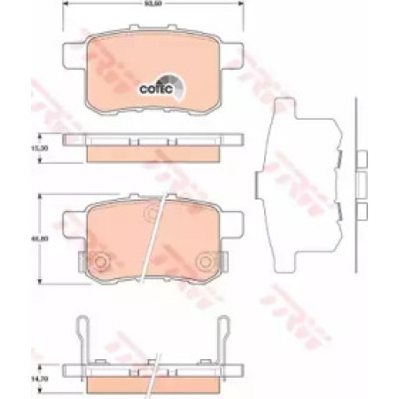 Тормозные колодки TRW GDB3482