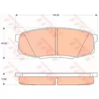 Тормозные колодки TRW GDB3491