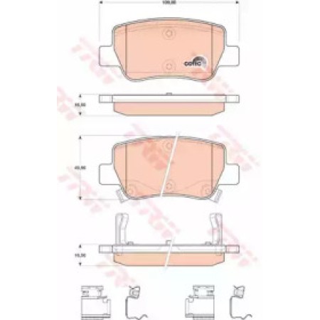 Тормозные колодки TRW GDB4175