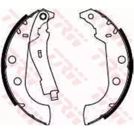 Тормозные колодки барабанные TRW GS8272