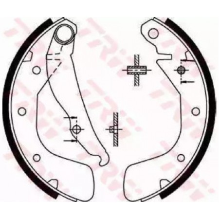 Тормозные колодки TRW GS8543