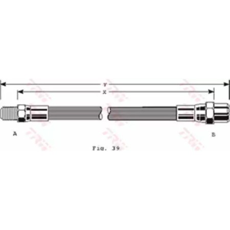 Тормозной шланг TRW PHB125