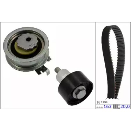 Комплект ГРМ VW Caddy IV 1.2-1.4TSI 15- (163x20) (20-1773)