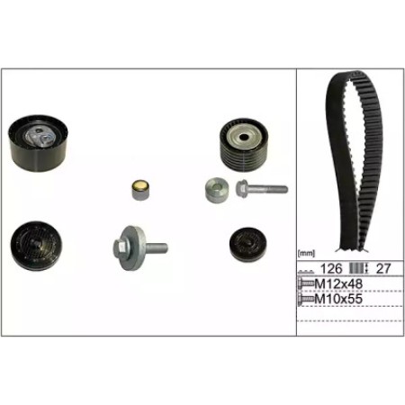 Комплект ГРМ Renault Laguna II/Megane III 1.8/2.0 01- (20-1915)