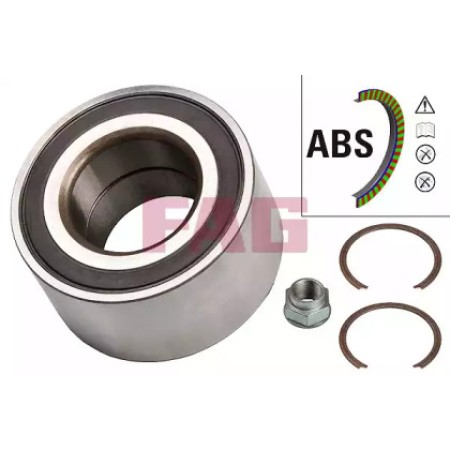 Подшипник ступицы (передней) Fiat Punto1.3D Multijet/Peugeot Bipper 1.3/1.4 HDi 08- (713 6064 00)