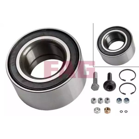 Подшипник ступицы (передней) Audi 80/90 88-96 (39x75x37) (к-кт) (713 6101 70)
