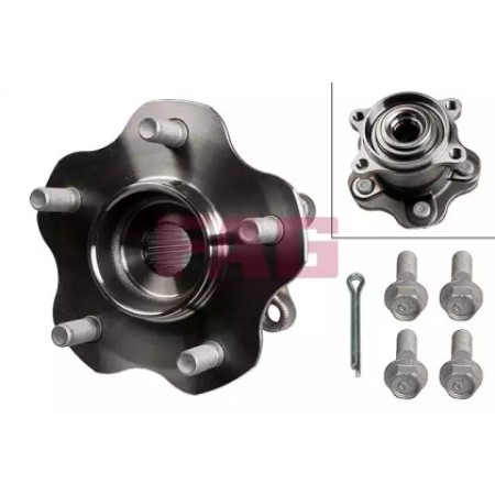 Подшипник ступицы (задней) Nissan Qashqai/X-trail 1.5-2.0 dCI 07- (713 6139 30)