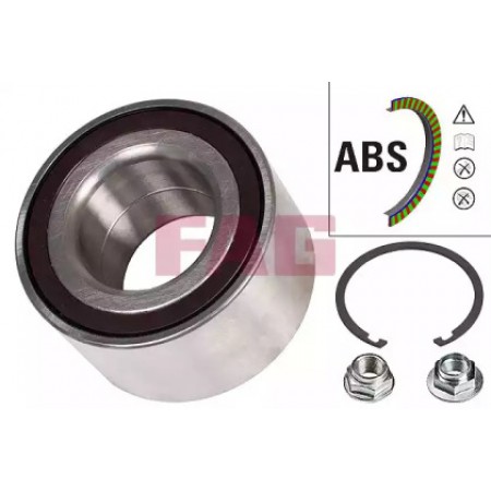 Подшипник ступицы (передней) Mazda 3 03-/5 05- (42x80x45) (+ABS) (713 6157 40)