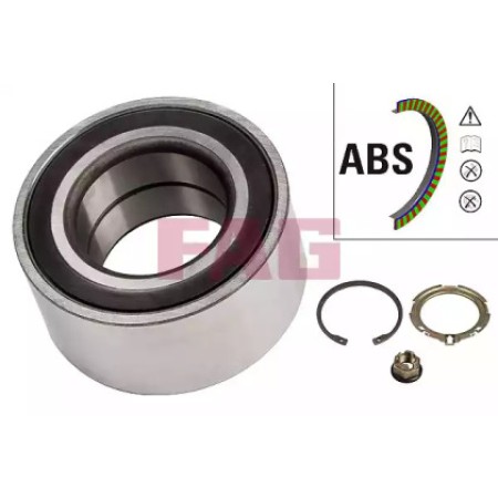 Подшипник ступицы (передней) Renault Kangoo 08- (45x83x39) (+ABS) R15/16 (713 6309 00)