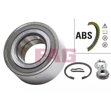 Подшипник ступицы (передней) Peugeot Partner 98- (+ABS) (713 6401 80)