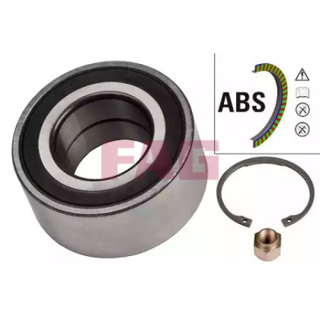 Подшипник ступицы (передней) Citroen C3/Peugeot 207/208 02- (713 6403 10)