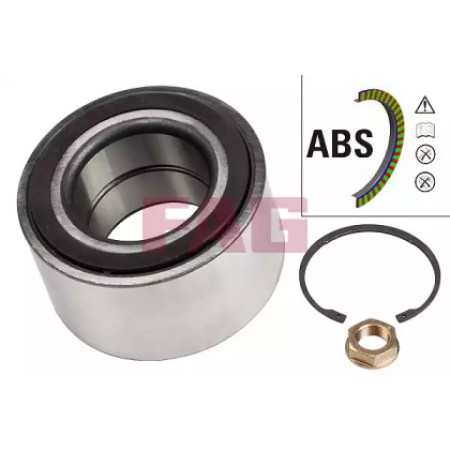 Подшипник ступицы (передней) Citroen C4/C5/C6 05-/Peugeot 407/607/308/508 11- (713 6405 00)