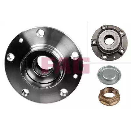 Подшипник ступицы (задней) Peugeot 407 04-/508 11-/607 04- (+ABS) 5 отв. (713 6405 10)