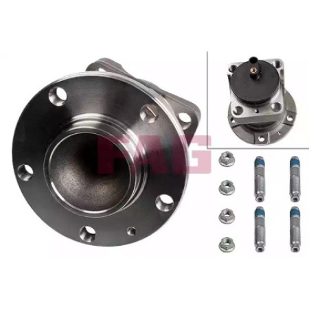 Подшипник ступицы (задней) Fiat Scudo 07- (+ABS) (барабанные тормоза) (713 6405 20)