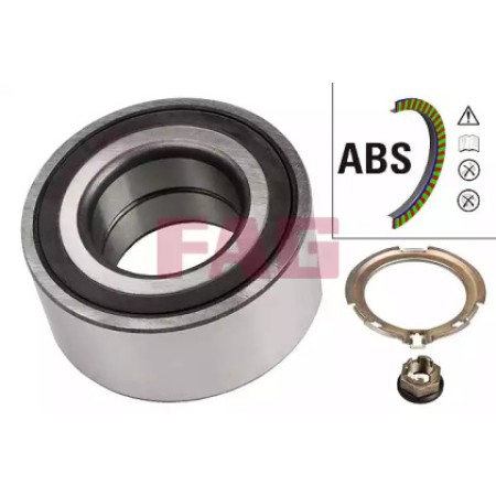 Подшипник ступицы (передней) Renault Trafic 02-06 (88x45x39) (+ABS) (713 6442 90)