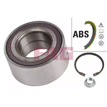 Подшипник ступицы (задней) BMW 1 (E82/E88)/3 (E91/E93) 05-13 (45x85x41)(+ABS) (713 6494 20)