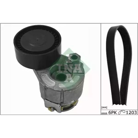 Комплект ремня генератора Renault Kangoo 1.5dCi 08- (6PK1203) (529 0009 10)