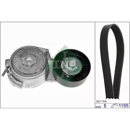 Комплект ремня генератора Fiat Punto/Stilo 1.2 02-09 (529 0011 10)