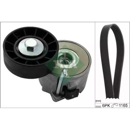 Комплект ремня генератора Citroen Jumper/Peugeot Boxer 3.0D 06- (529 0267 10)