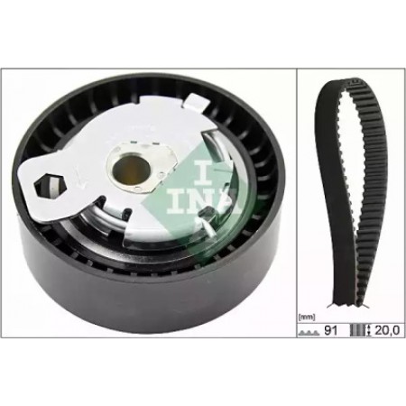 Комплект ГРМ Ford Connect 1.8Di/TDCI 02-13, 55/66/81kw (91x20) (530 0142 10)