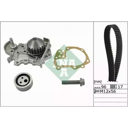 Комплект ГРМ + помпа Renault Kangoo 1.4/1.6i 97- (530 0191 31)