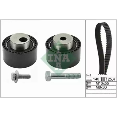 Комплект ГРМ Citroen C5/Peugeot 406 2.2 HDi 01- (530 0234 10)