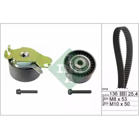 Комплект ГРМ Citroen Xsara/Peugeot 306 1.8 16V 97-02 (530 0236 10)