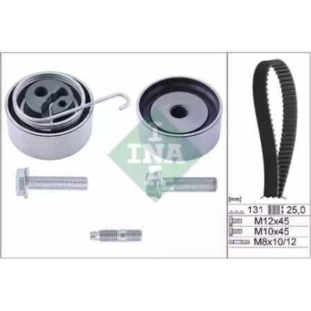 Комплект ГРМ Opel Astra H/Corsa D 1.7CDTI 06- (131x25) (530 0338 10)