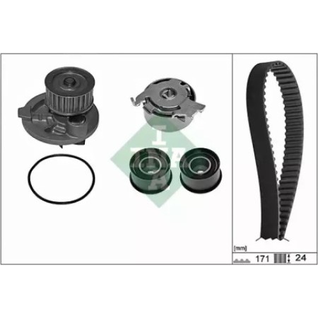 Комплект ГРМ + помпа Opel Frontera/Omega 2.2 i 95-03 (530 0358 31)