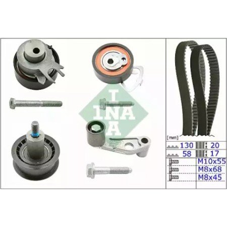 Комплект ГРМ VW Polo 1.4LPG 10- (530 0360 10)