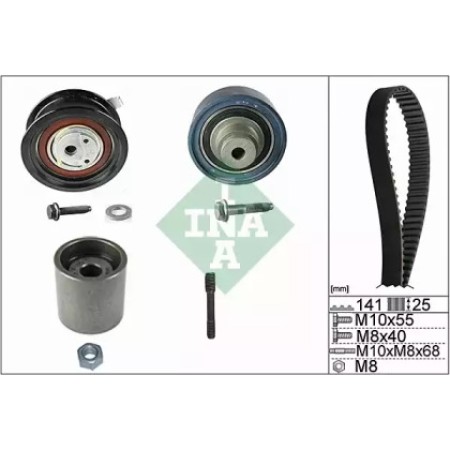 Комплект ГРМ Skoda Octavia/Fabia 1.9 TDI 96-06 (530 0361 10)