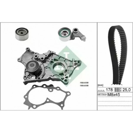 Комплект ГРМ + помпа Toyota Corolla/Avensis 2.0D 99-08 (530 0422 30)