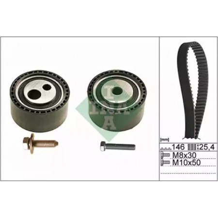 Комплект ГРМ Citroen C5/Peugeot 406 2.2 HDi 01- (530 0446 10)