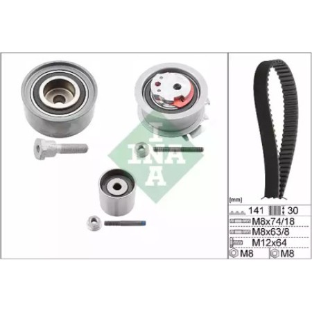 Комплект ГРМ Skoda Octavia/VW Golf/Passat 2.0TDI (141x30) (530 0463 10)