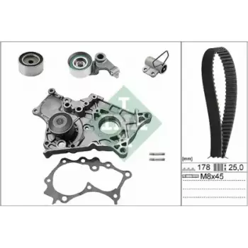 Комплект ГРМ + помпа Toyota Rav 4 2.0D 01-05 (530 0543 30)