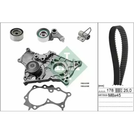 Комплект ГРМ + помпа Toyota Rav 4 2.0D 01-05 (530 0543 30)