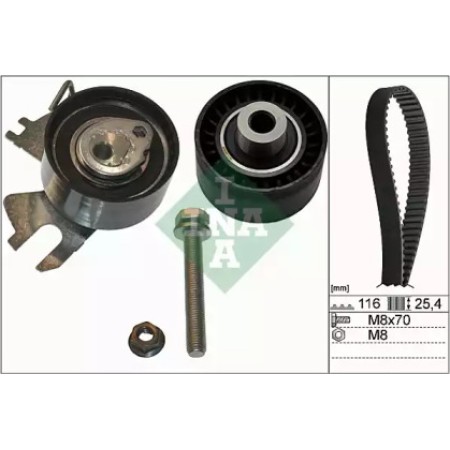 Комплект ГРМ Peugeot Expert/ Citroen Jumpy 2.0HDI 10- (530 0558 10)