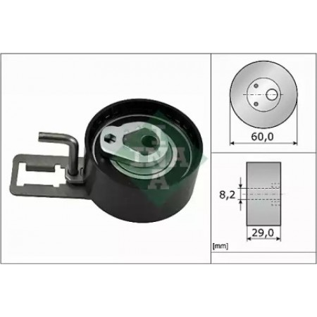Ролик ГРМ Citroen Berlingo/Peugeot Partner 1.6HDi (натяжной) (60х29) (531 0884 10)