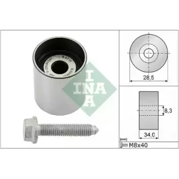 Ролик ГРМ Audi A4/A6/A8/Skoda Superb/VW Golf IV 1.2-2.0TDI/4.2TDI 94- (паразитный) (34х28.5) (532 0197 10)