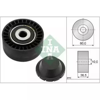 Ролик генератора Citroen Berlingo 1.1/1.4/1.6i 96- (+AC) (паразитный) (60.1x30.2x10) (532 0331 10)